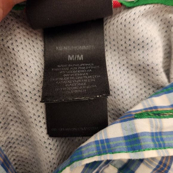 The North Face Plaid Shirt‎ Button Down Nylon Polyester Outdoor Mens Medium - Picture 9 of 13